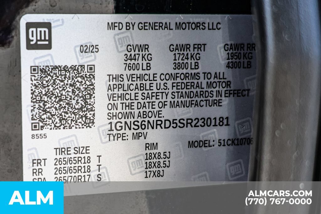 Used 2025 Chevrolet Tahoe LT AWD/4WD image 59