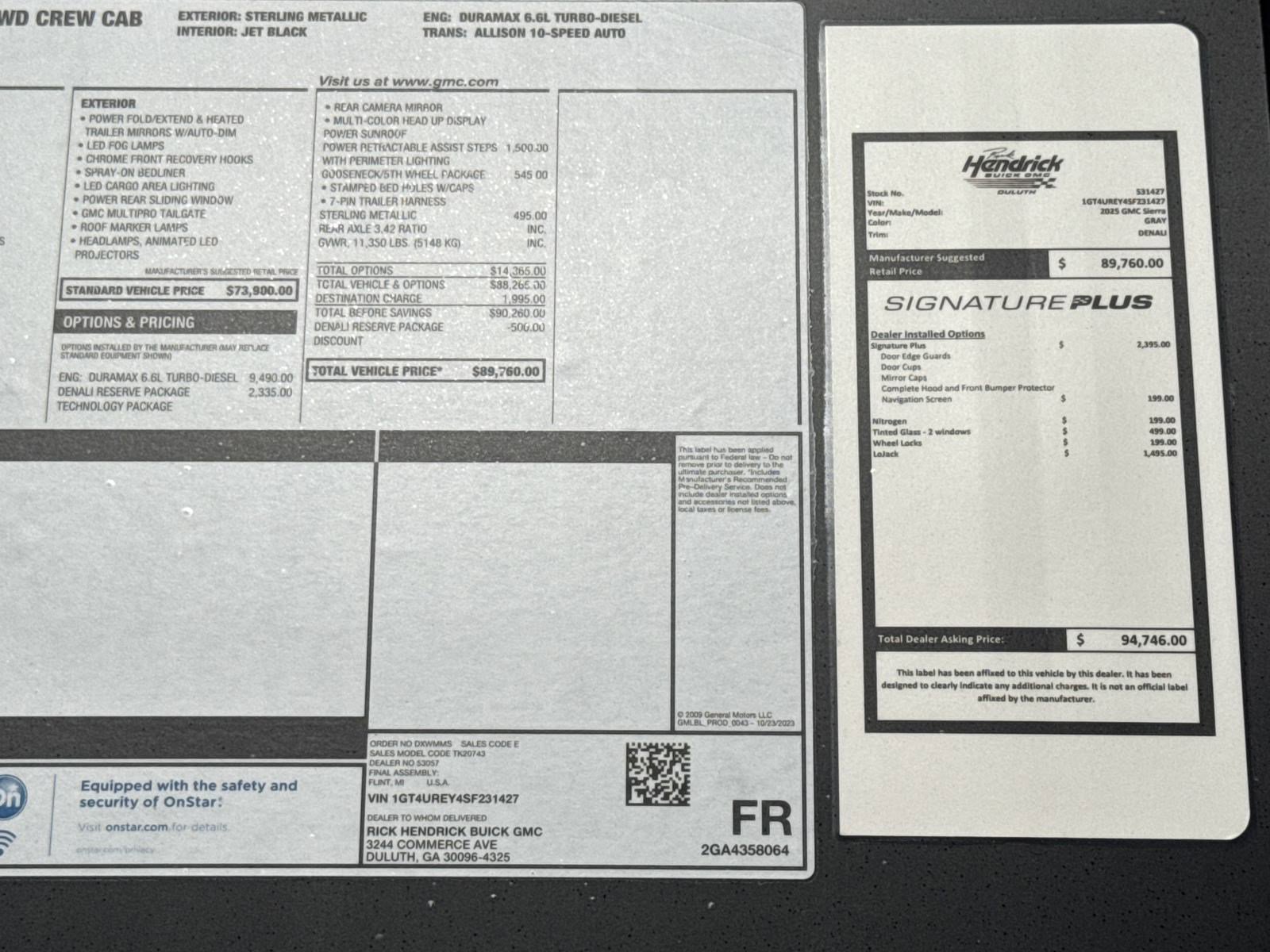 New 2025 GMC Sierra 2500 Denali w/ Denali Reserve Package image 38