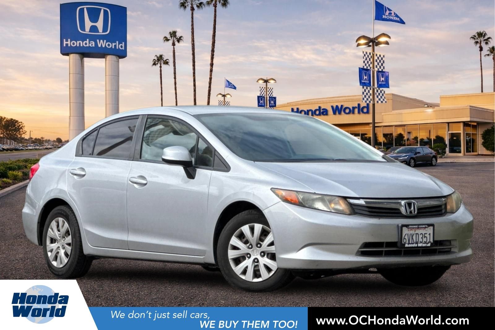 Used 2012 Honda Civic LX image 1