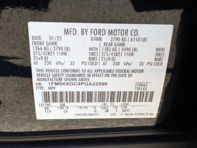 Certified 2023 Ford Explorer ST w/ Equipment Group 401A AWD/4WD image 28