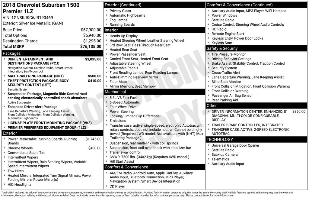 Used 2018 Chevrolet Suburban Premier image 3