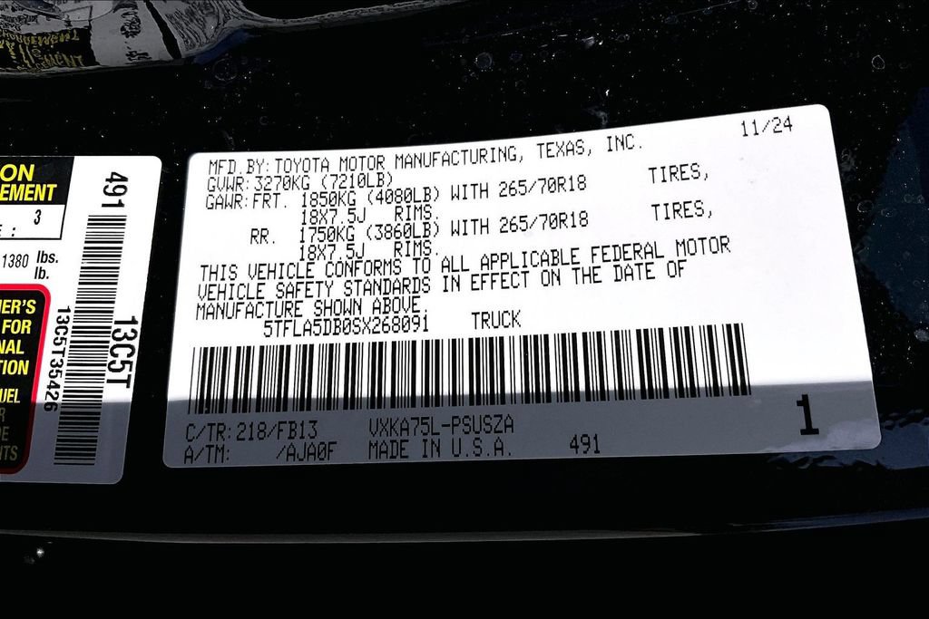 Used 2025 Toyota Tundra SR5 AWD/4WD image 43