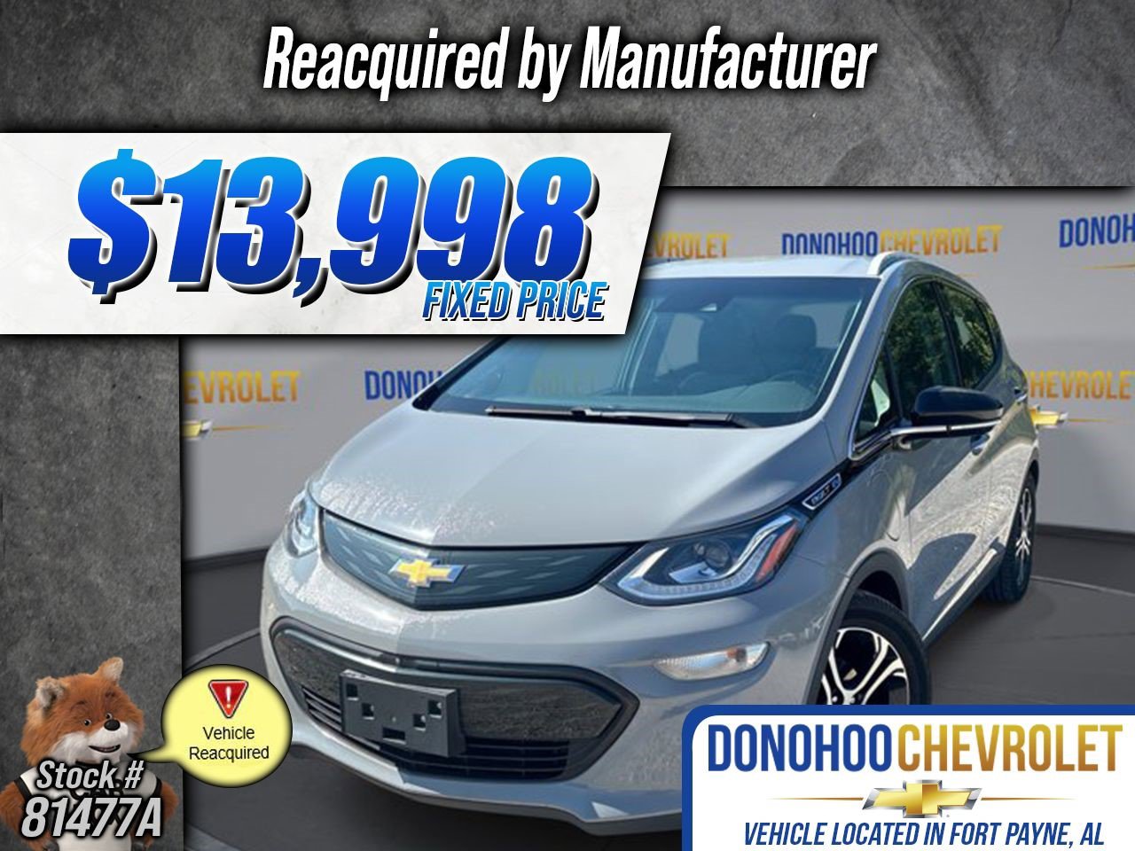 Used 2019 Chevrolet Bolt Premier w/ Infotainment Package