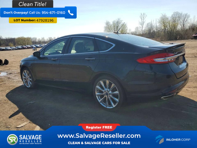 Used 2017 Ford Fusion Platinum AWD/4WD image 3