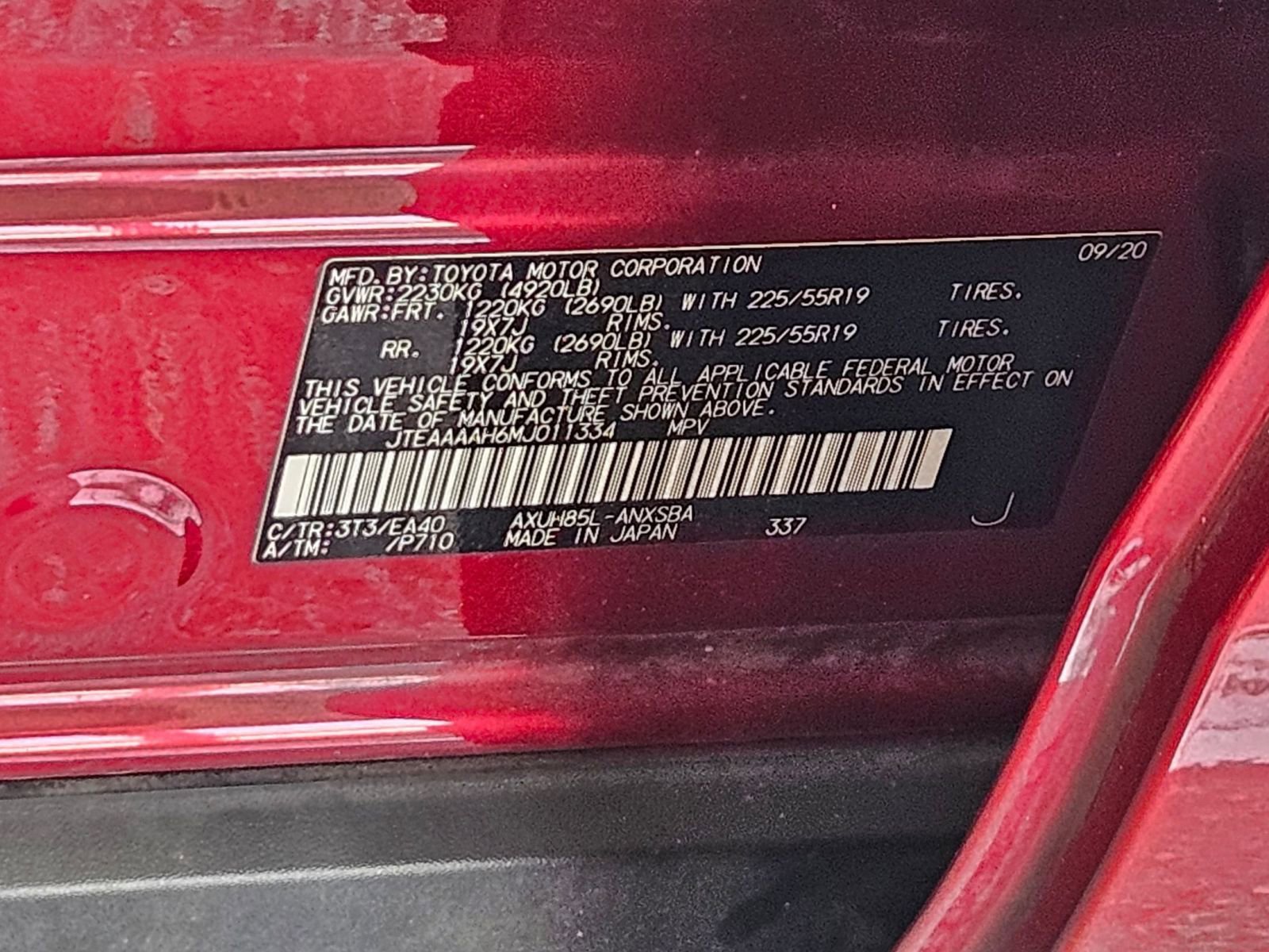 Used 2021 Toyota Venza Limited w/ Advanced Technology Package AWD/4WD image 32