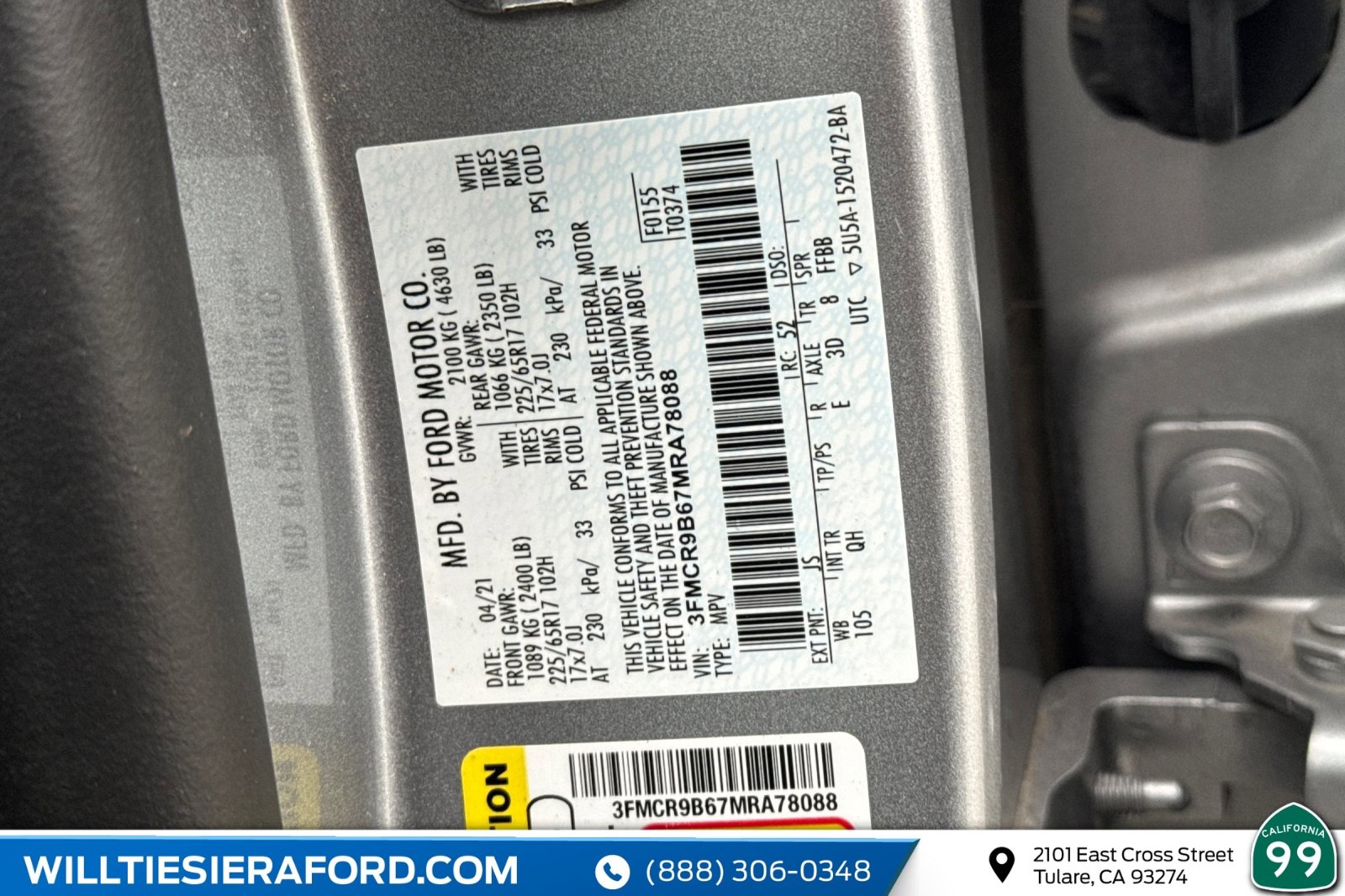 Certified 2021 Ford Bronco Sport Big Bend image 13