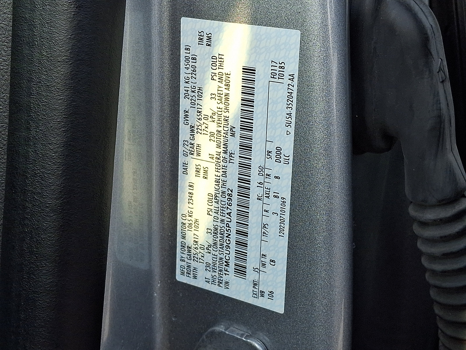 Used 2023 Ford Escape Active AWD/4WD image 28