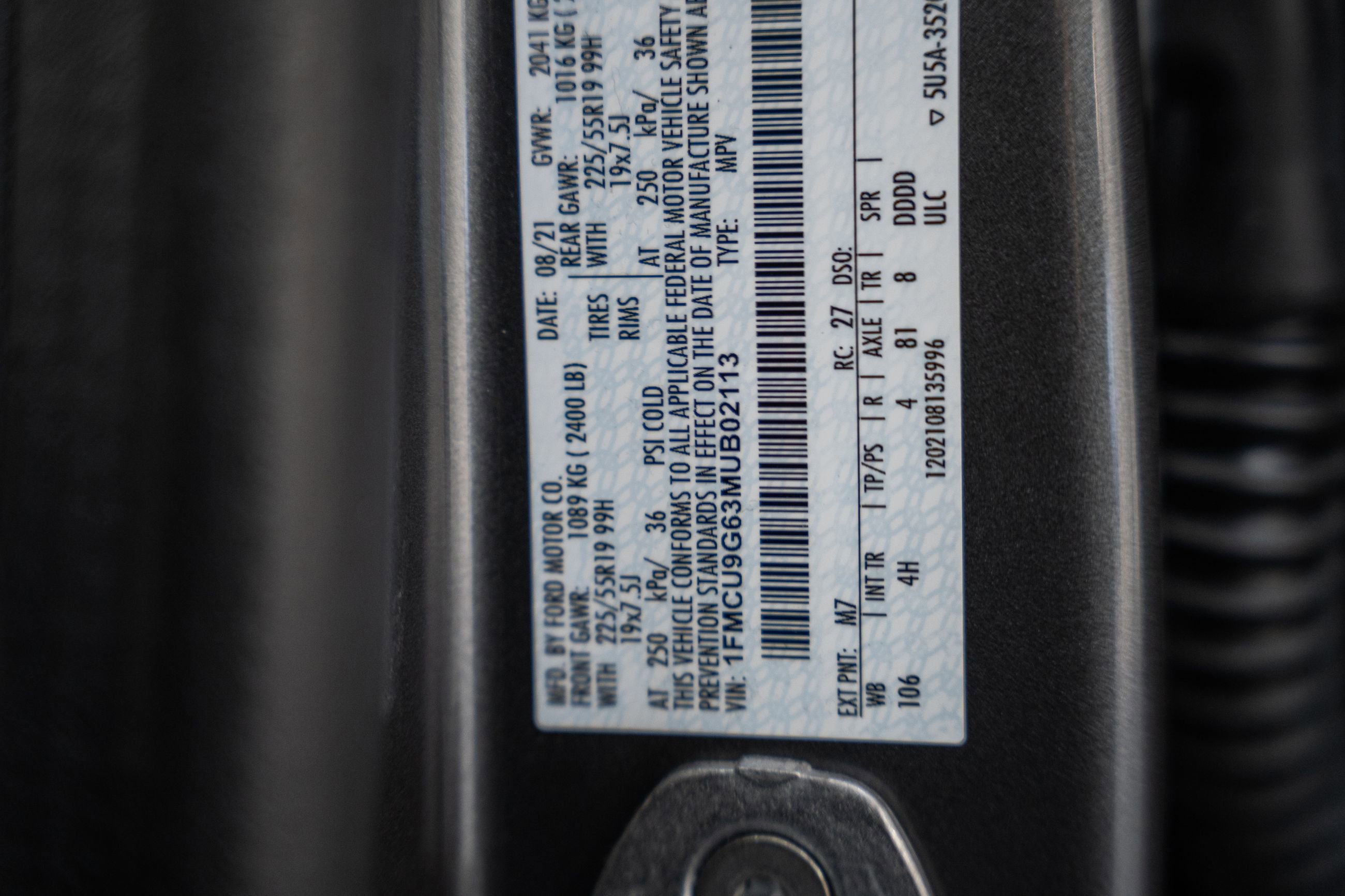 Certified 2021 Ford Escape SE w/ SE Sport Appearance Package image 46