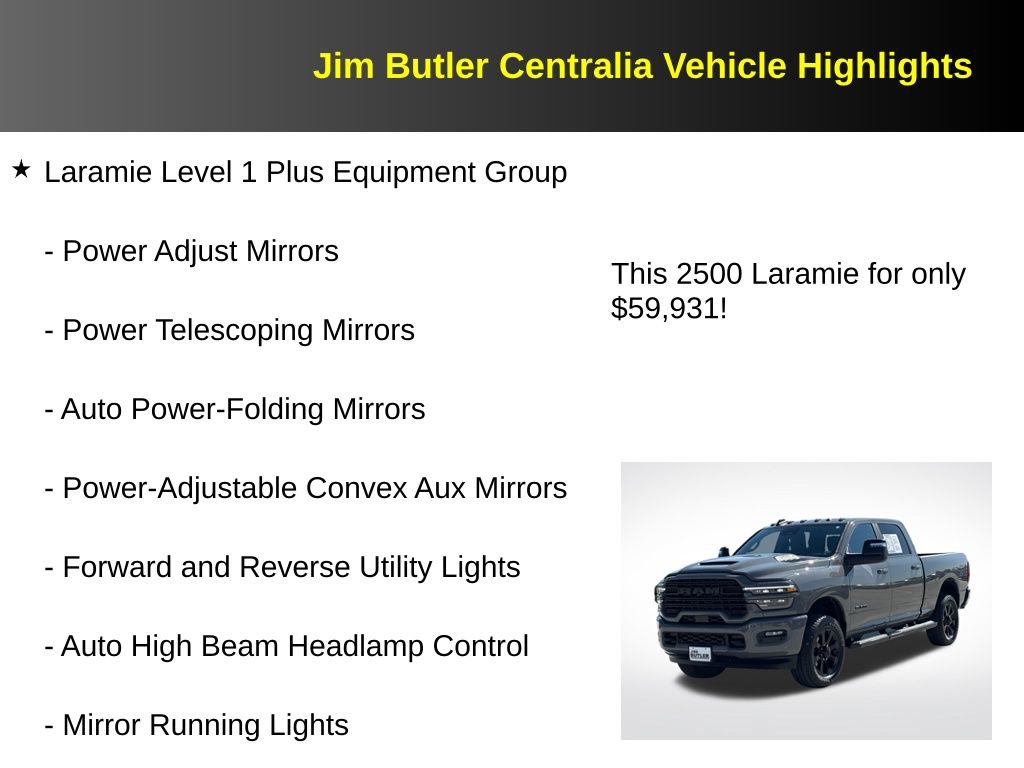 Used 2026 RAM 2500 Laramie w/ Night Edition AWD/4WD image 17