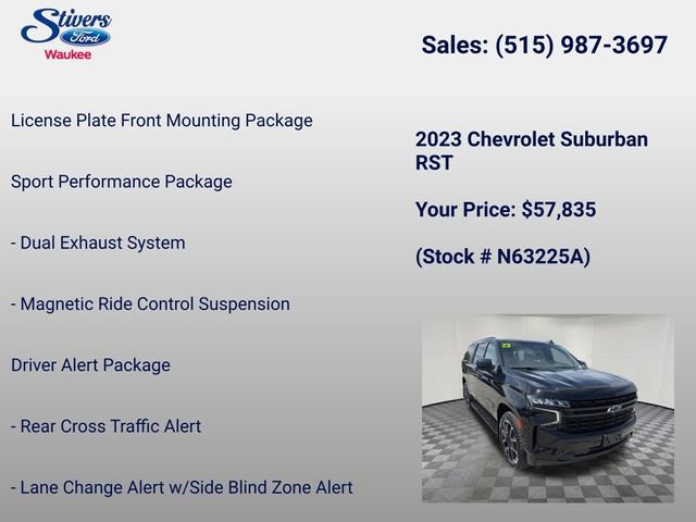 Used 2023 Chevrolet Suburban RST w/ Sport Performance Package AWD/4WD image 28