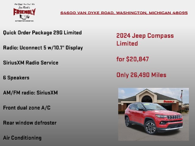 Used 2024 Jeep Compass Limited AWD/4WD image 5