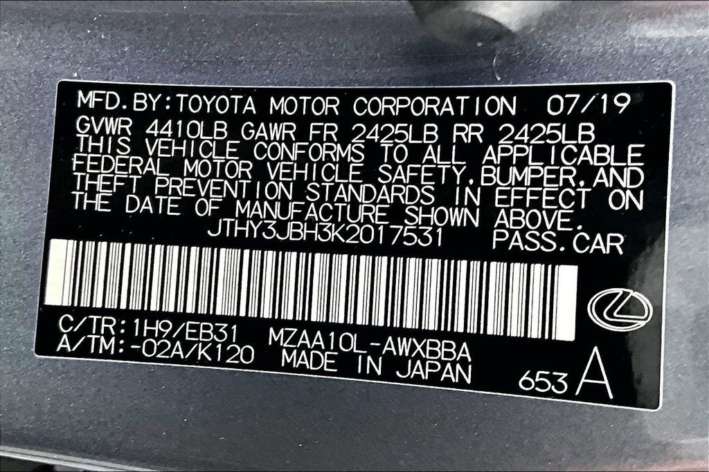 Used 2019 Lexus UX 200 F Sport w/ F Sport Premium Package image 14