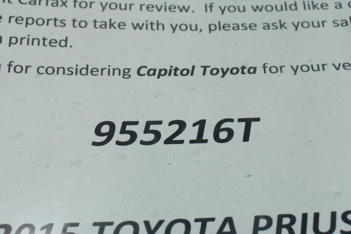 Used 2015 Toyota Prius Three w/ Solar Roof Package FWD image 28