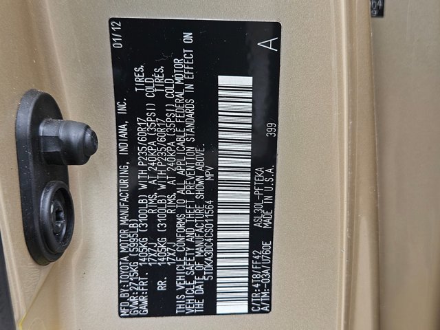 Used 2012 Toyota Sienna FWD image 16
