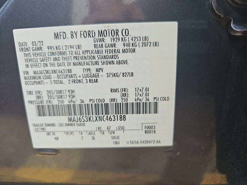 Used 2022 Ford EcoSport Titanium AWD/4WD image 19