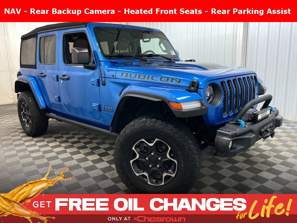 Used 2023 Jeep Wrangler Unlimited Rubicon 4xe w/ Steel Bumper Group