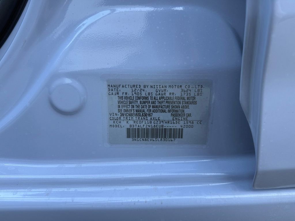 New 2025 Nissan Versa SV w/ Trunk Package image 38