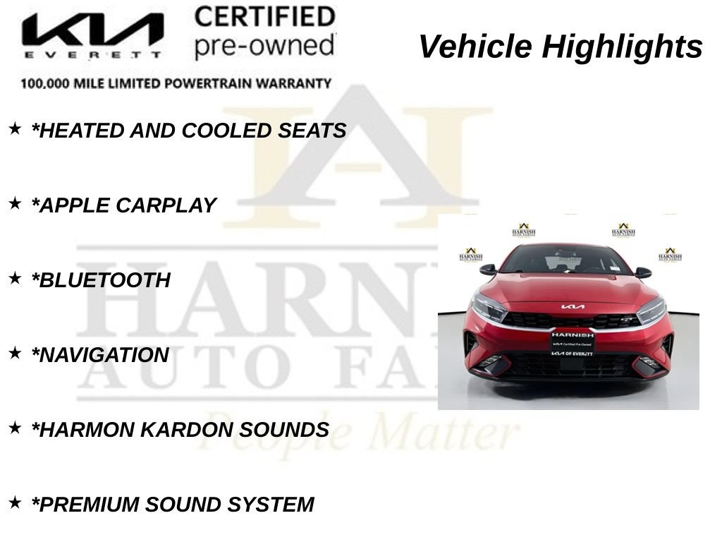 Certified 2023 Kia Forte GT w/ GT2 Package FWD image 21