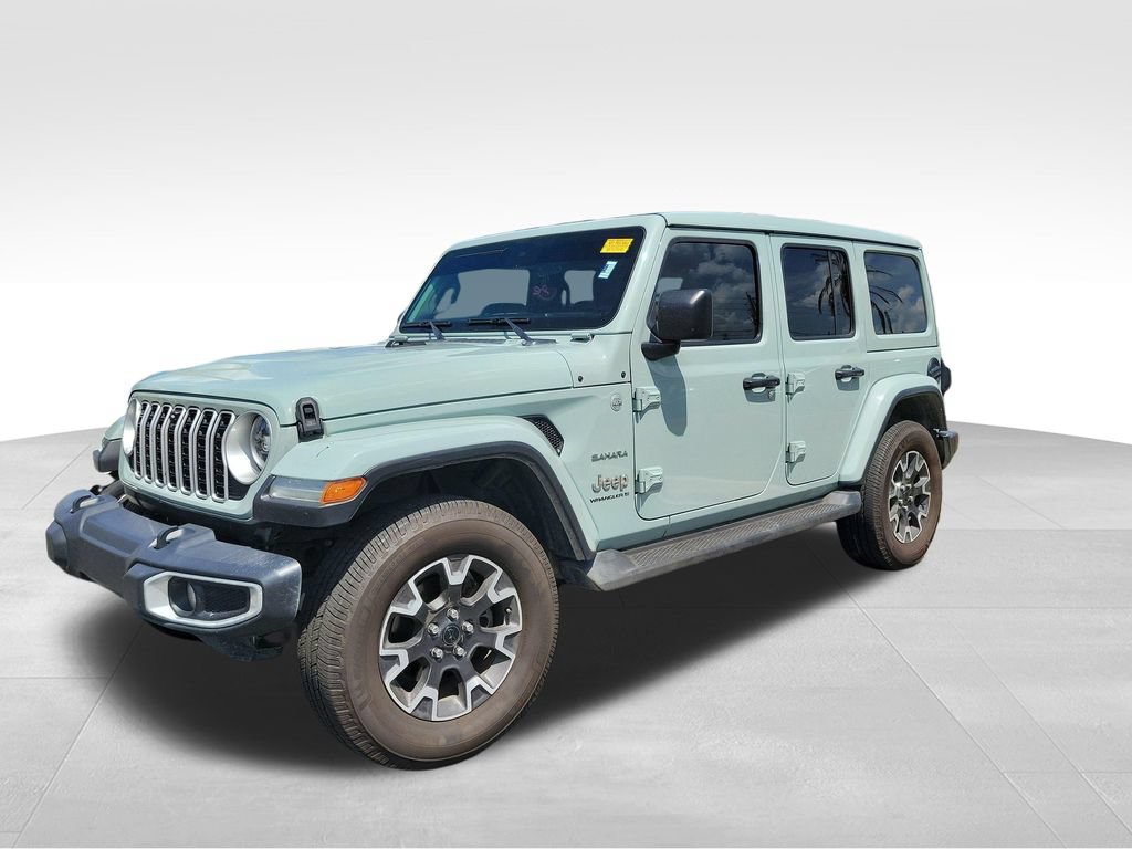 Used 2024 Jeep Wrangler Unlimited Sahara w/ Technology Group AWD/4WD image 13