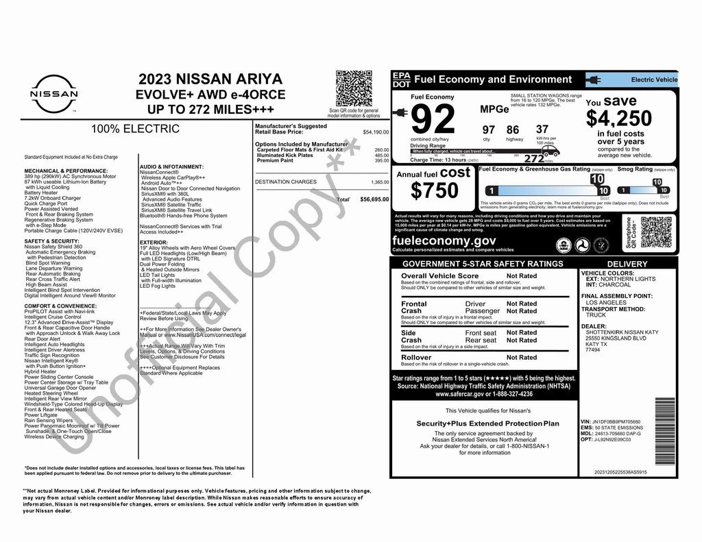 Used 2023 Nissan Ariya AWD image 4
