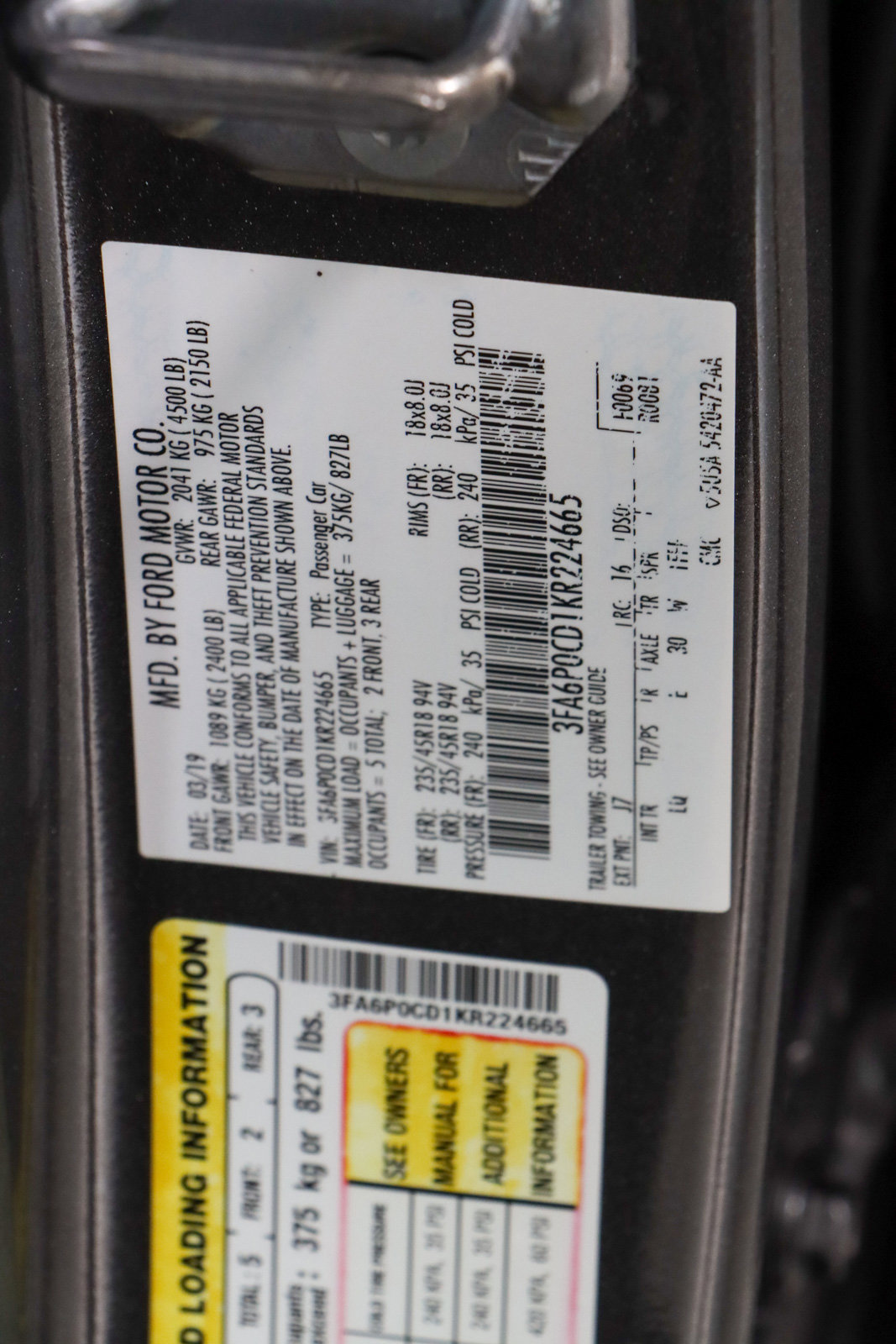 Used 2019 Ford Fusion SEL image 30