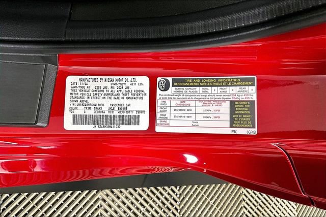 Used 2025 Nissan Z Performance w/ Floor Mat Package image 29
