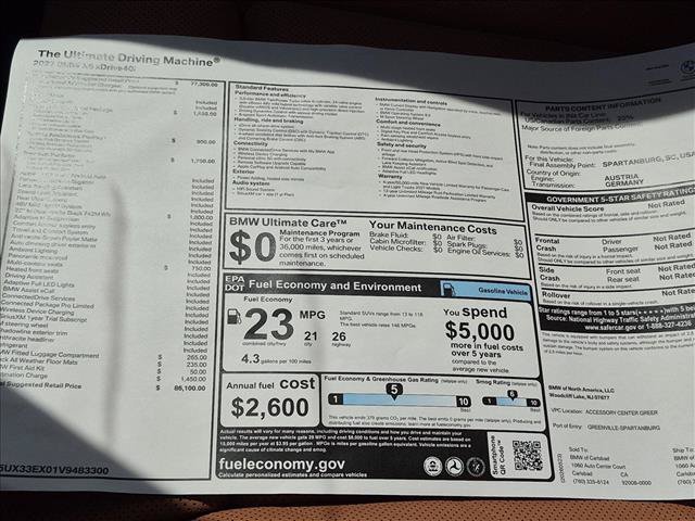 New 2027 BMW X6 xDrive40i w/ Premium Package AWD/4WD image 18