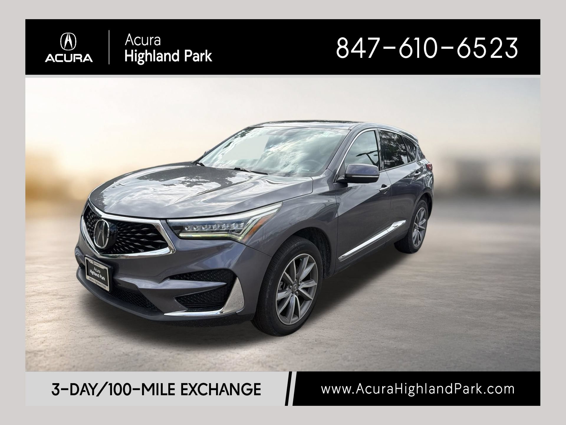 Certified 2021 Acura RDX w/ Technology Package AWD/4WD image 1