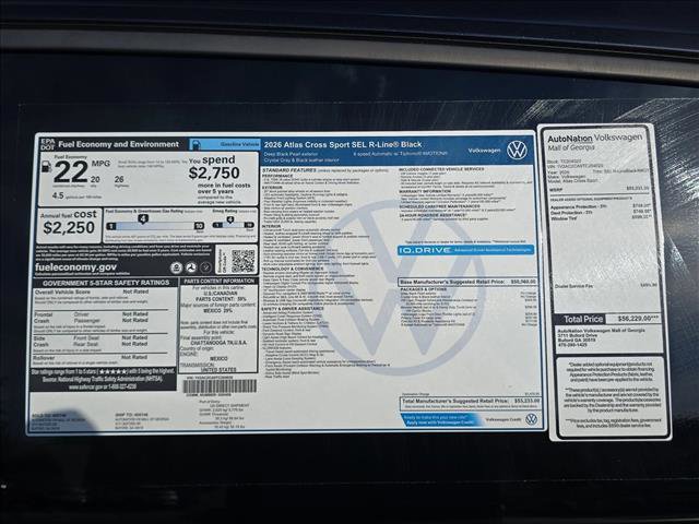 New 2026 Volkswagen Atlas Cross Sport SEL R-Line image 17