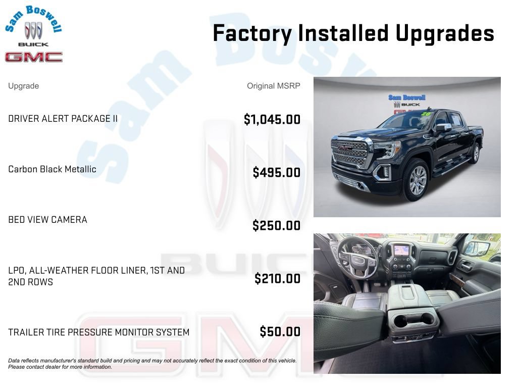 Used 2020 GMC Sierra 1500 Denali w/ Driver Alert Package II RWD image 3