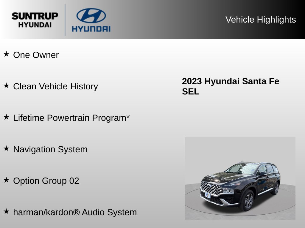 Used 2023 Hyundai Santa Fe SEL w/ Premium Package AWD/4WD image 8