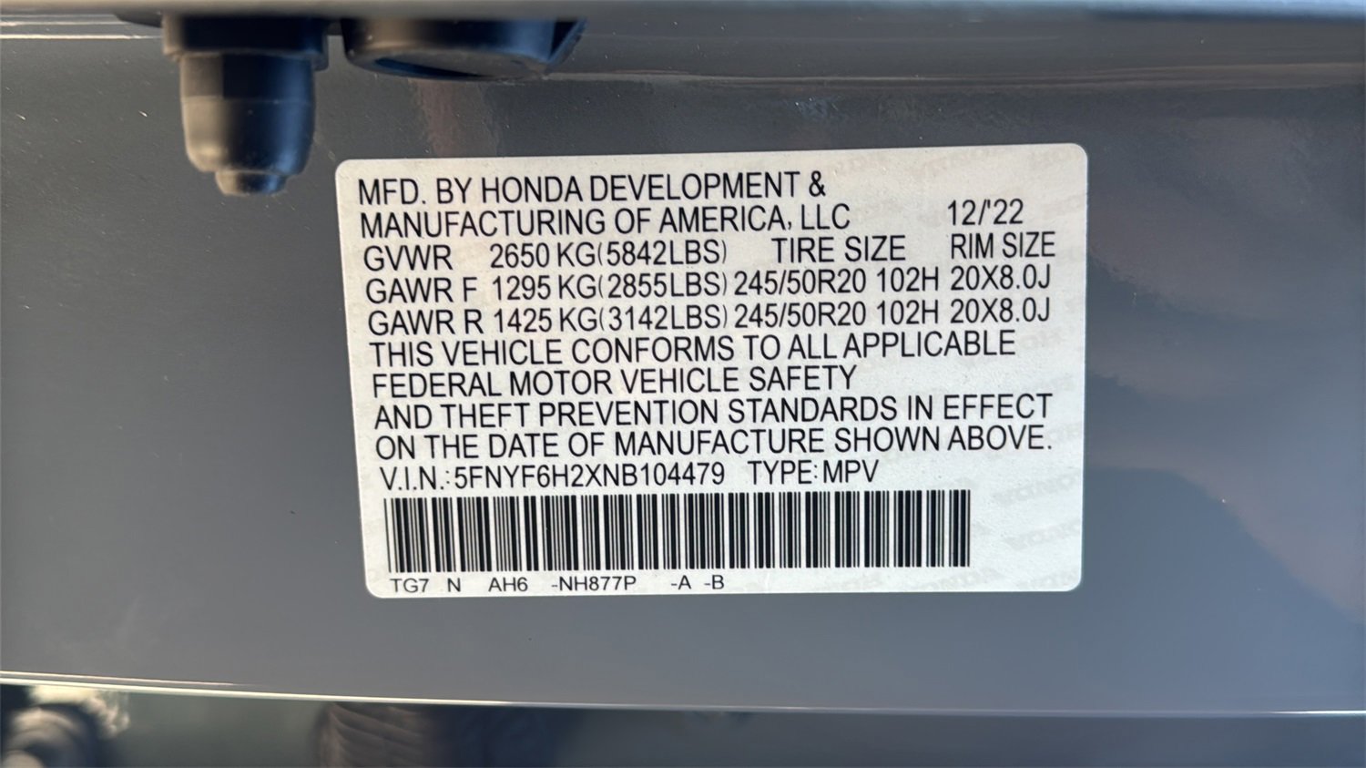 Used 2022 Honda Pilot Special Edition image 12