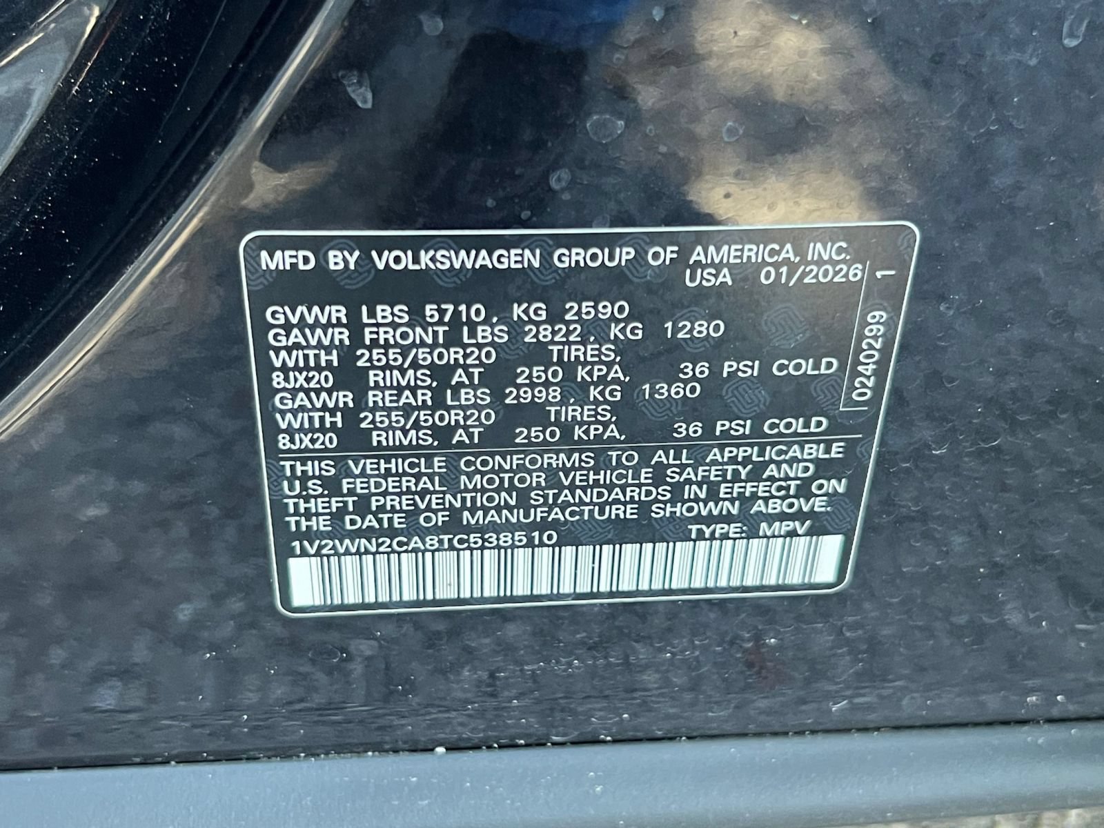 Used 2026 Volkswagen Atlas SE FWD image 31