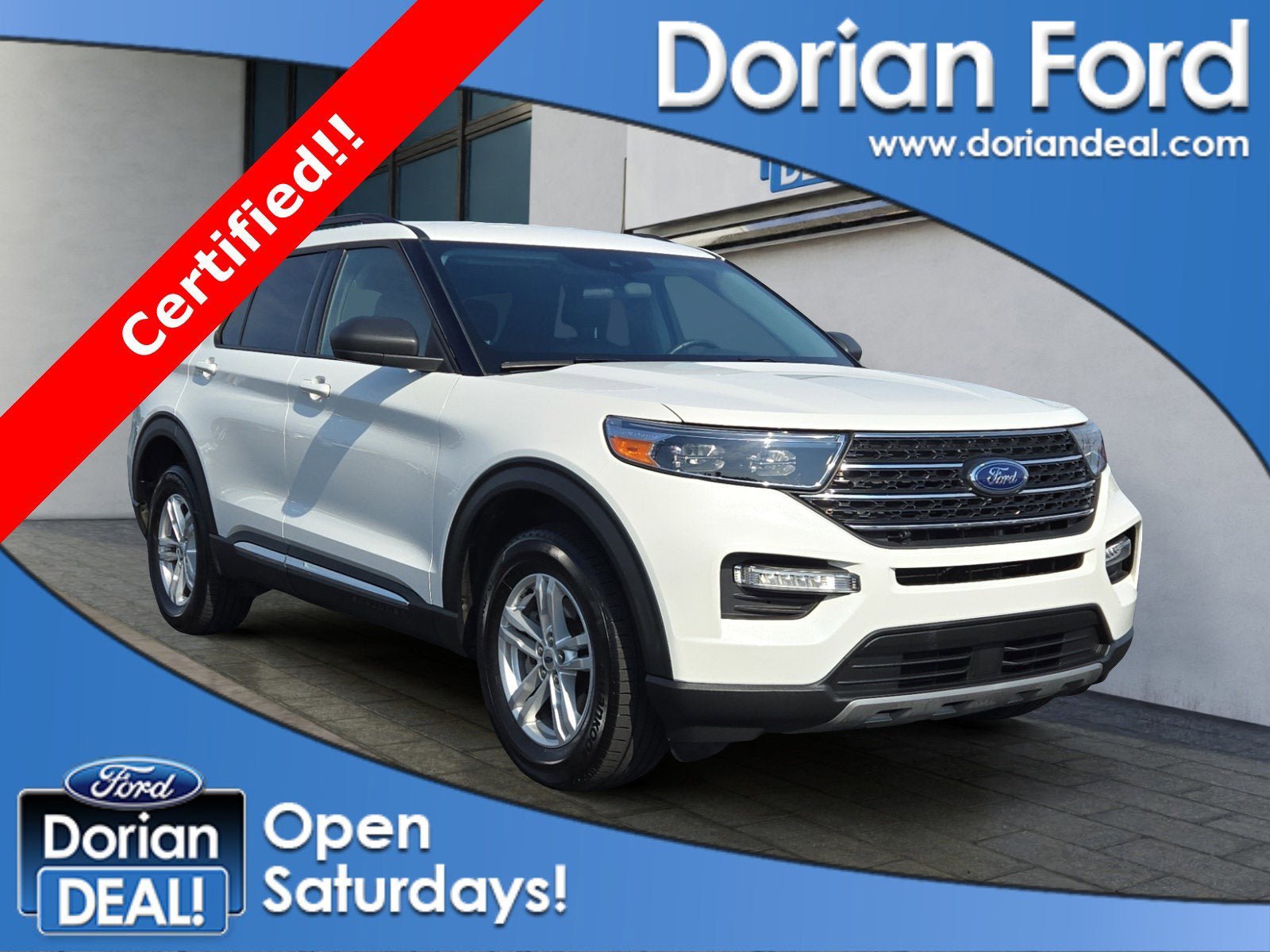 Certified 2022 Ford Explorer XLT w/ Equipment Group 202A AWD/4WD image 1