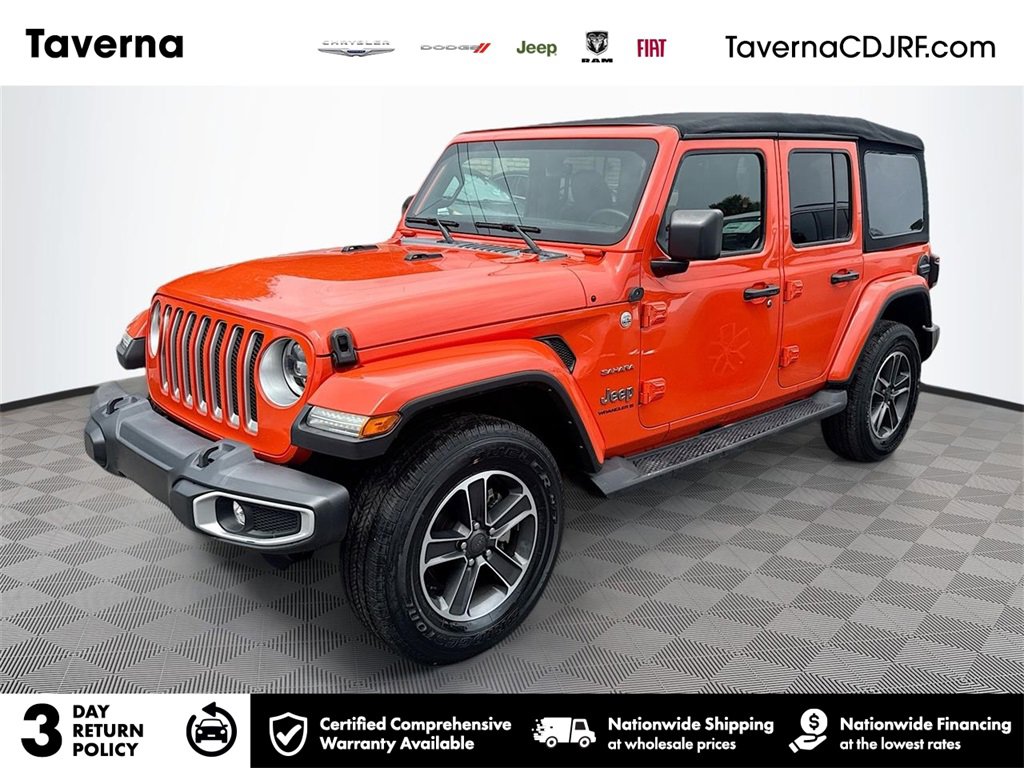 Used 2023 Jeep Wrangler Sahara w/ LED Lighting Group
