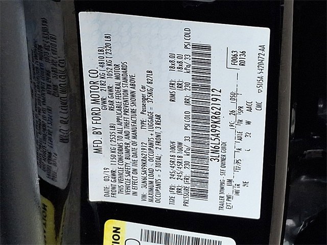 Used 2019 Lincoln MKZ Premiere image 26