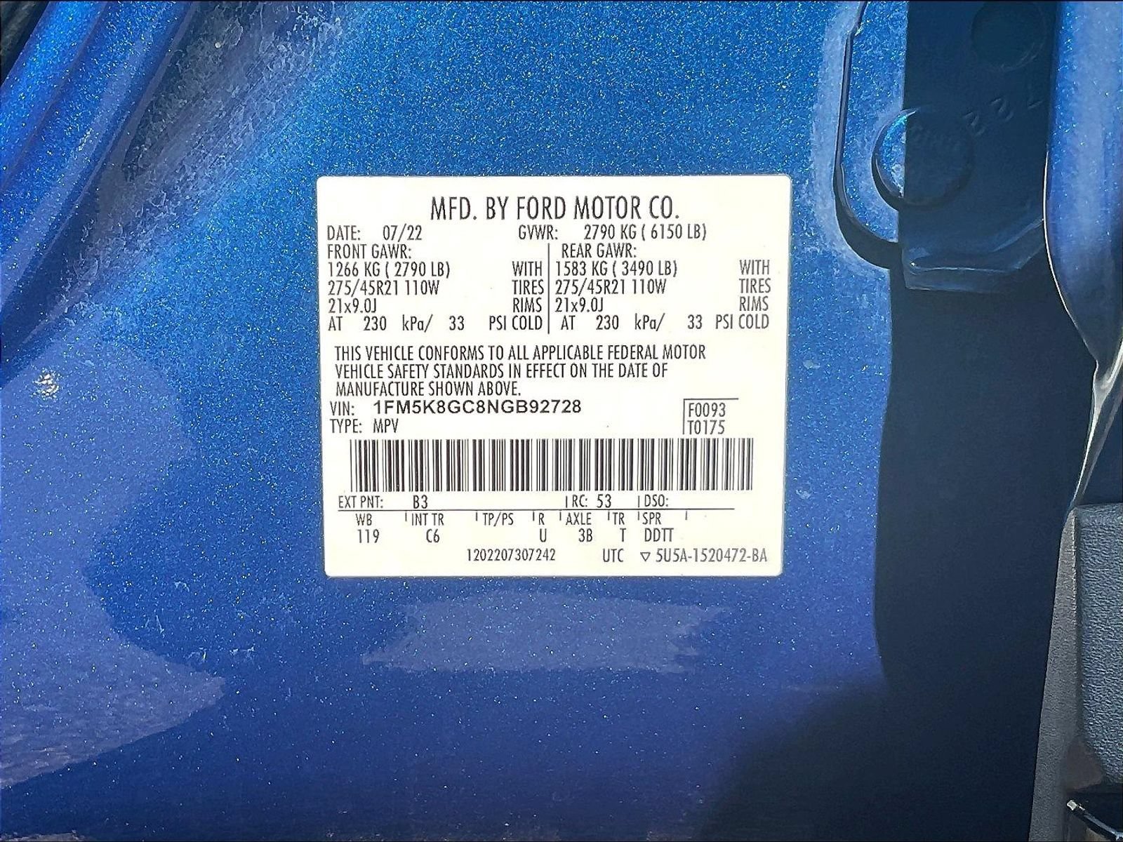 Used 2022 Ford Explorer ST w/ Equipment Group 401A AWD/4WD image 20