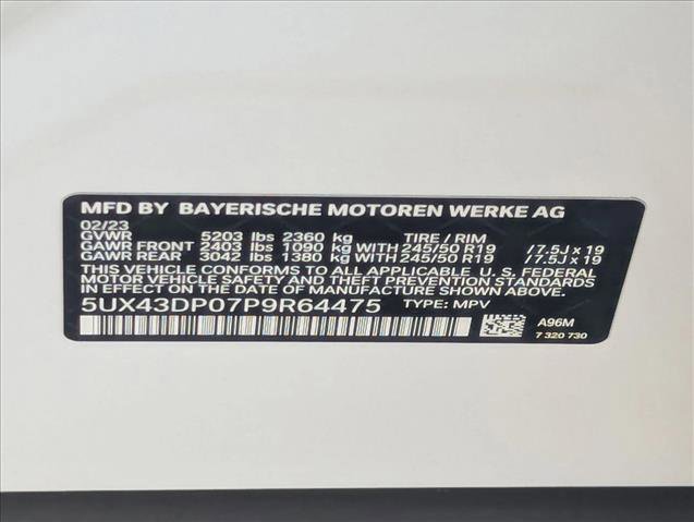 Certified 2023 BMW X3 sDrive30i w/ Convenience Package RWD image 26