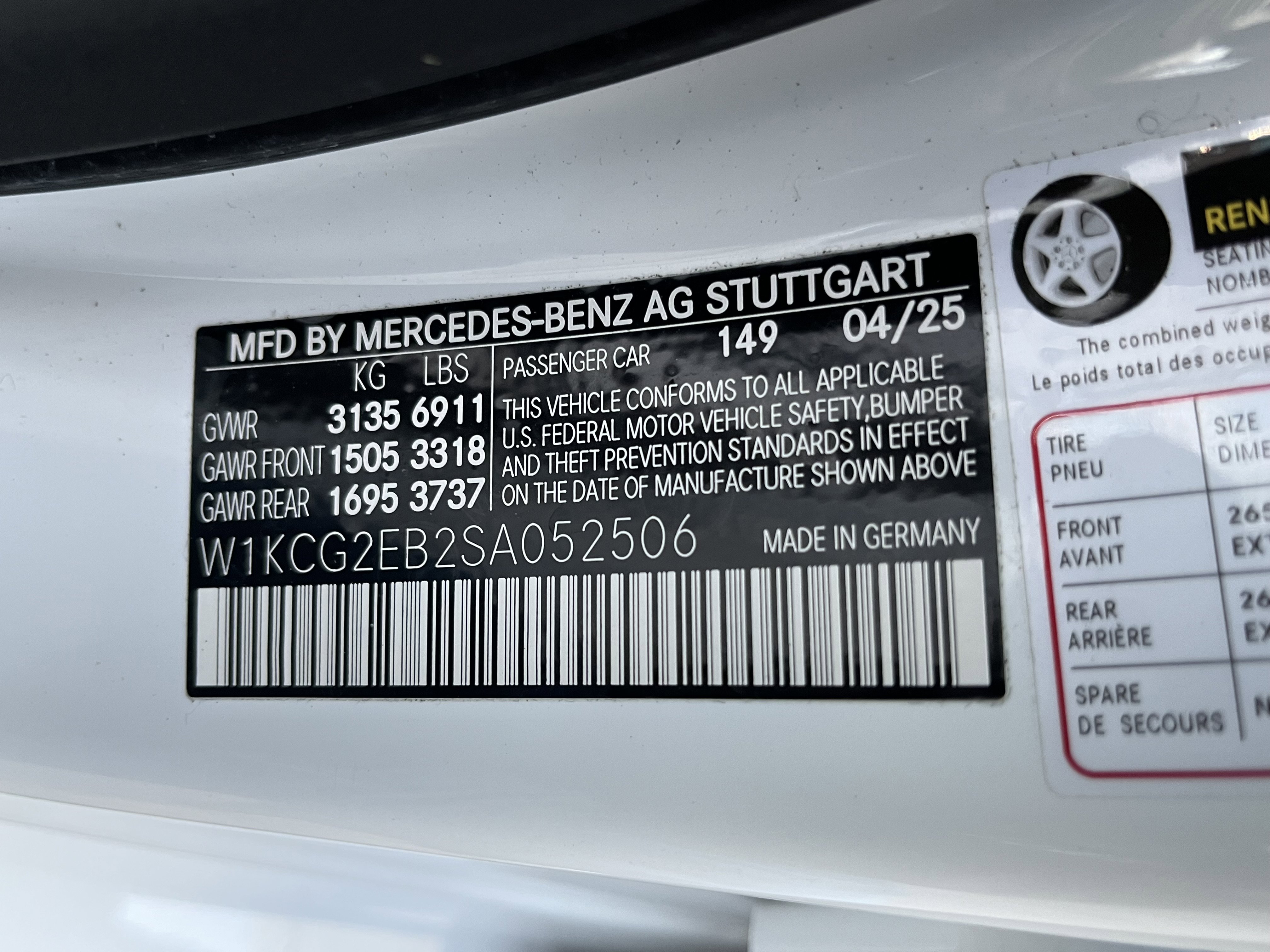 New 2025 Mercedes-Benz EQS 450+ 4MATIC Sedan image 28