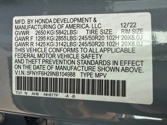Used 2022 Honda Pilot Special Edition image 16