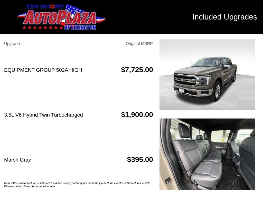 Used 2025 Ford F150 Lariat w/ Equipment Group 502A High AWD/4WD image 22