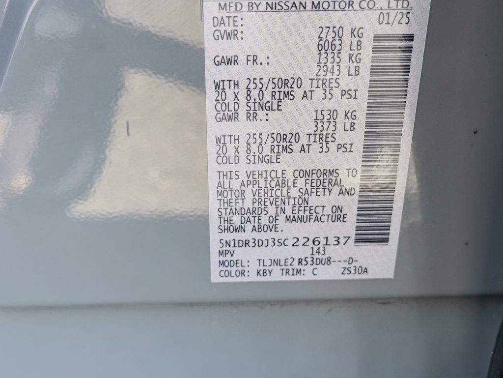 Certified 2025 Nissan Pathfinder Platinum w/ Cargo Package image 28