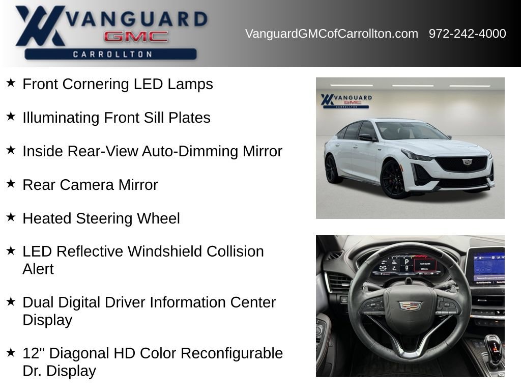 Used 2023 Cadillac CT5 V w/ Super Cruise 2 Package RWD image 24