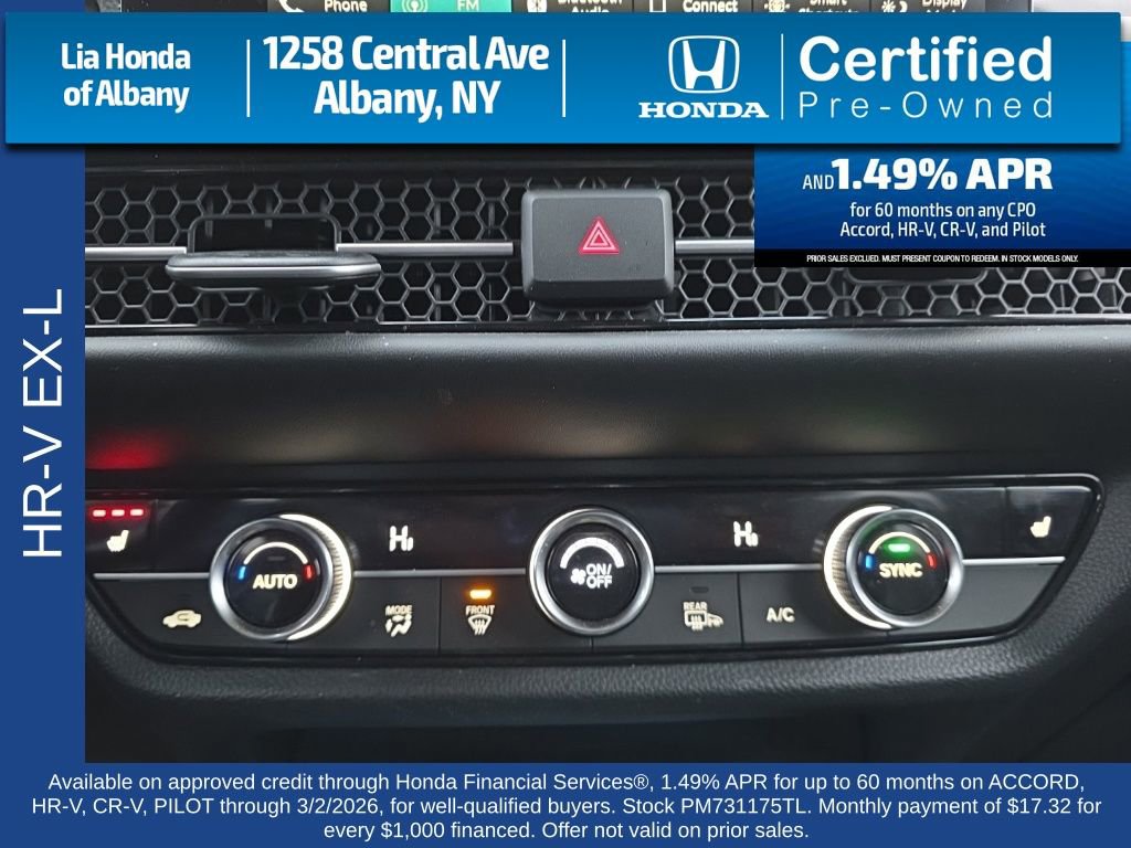 Certified 2023 Honda HR-V EX-L image 18