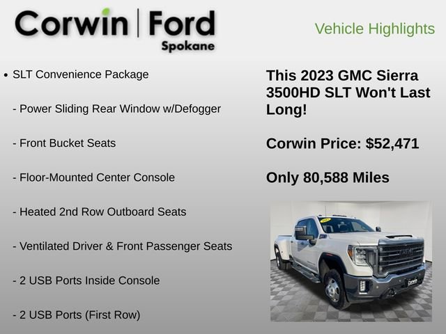Used 2023 GMC Sierra 3500 SLT w/ SLT Premium Package image 6