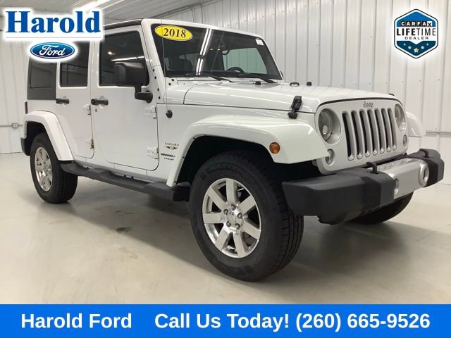 Used 2018 Jeep Wrangler Unlimited Sahara w/ Dual Top Group image 1