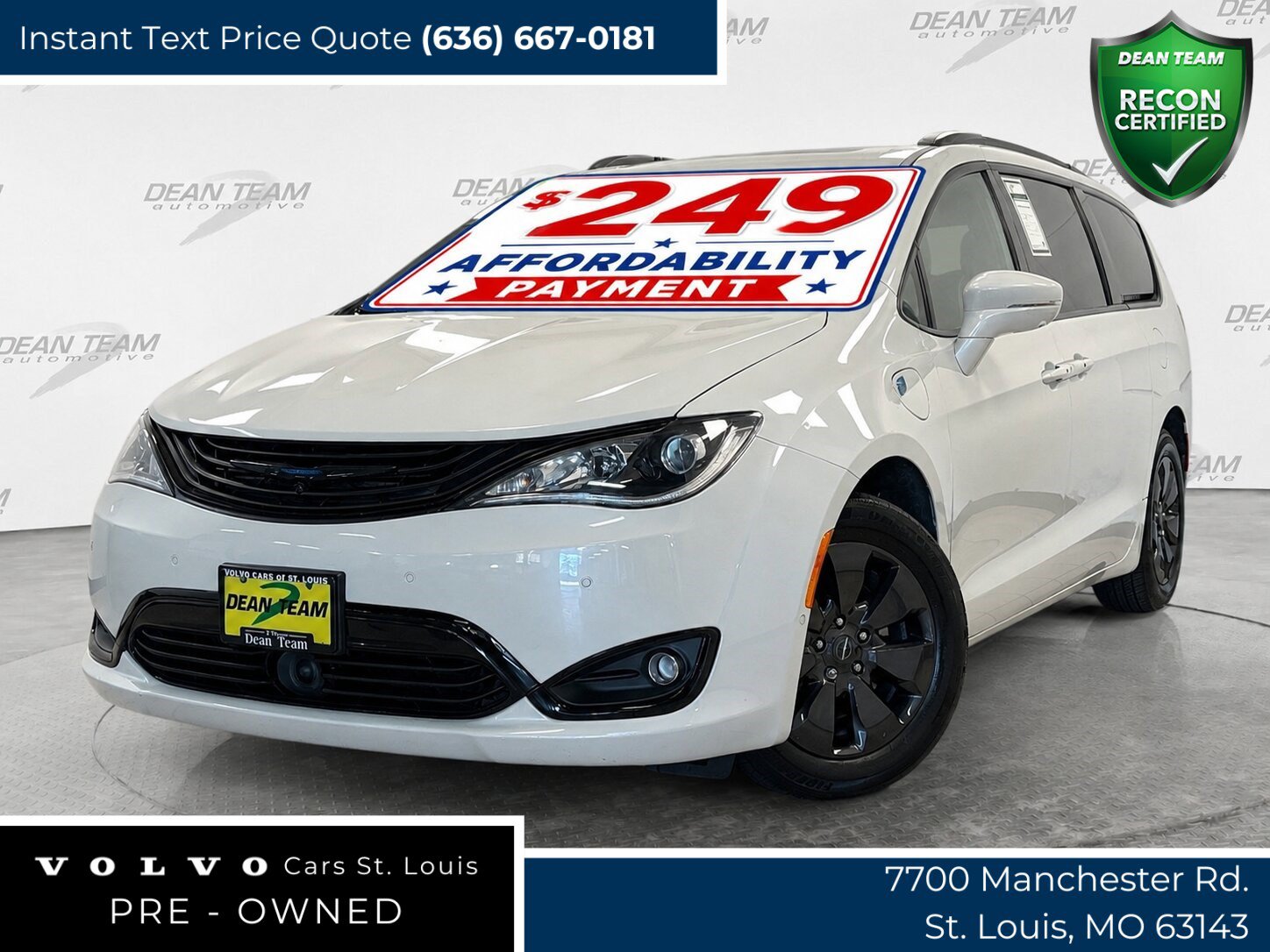 Used 2019 Chrysler Pacifica Limited w/ Advanced Safetytec Group FWD image 1