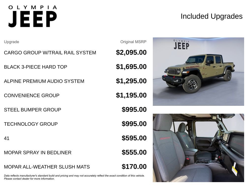 New 2025 Jeep Gladiator Rubicon image 4