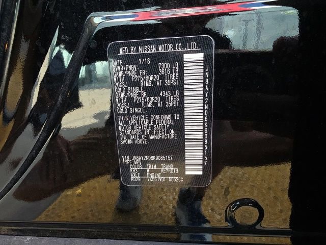 Used 2019 Nissan Armada Platinum w/ Cargo Package RWD image 34