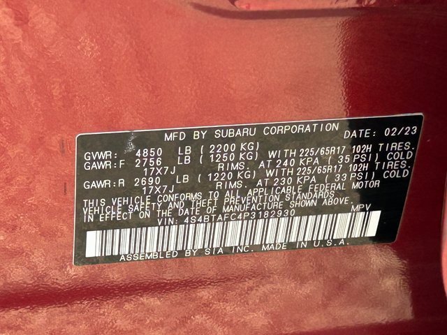 Used 2023 Subaru Outback Premium image 37